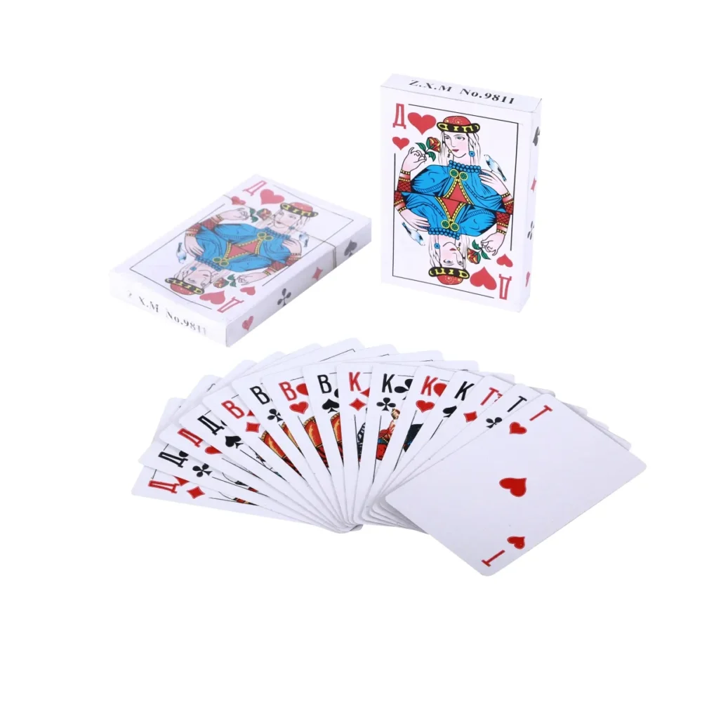 Russia playing cards