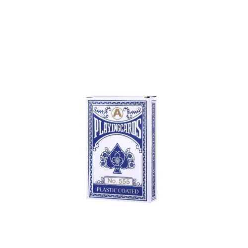 555 playing cards blue