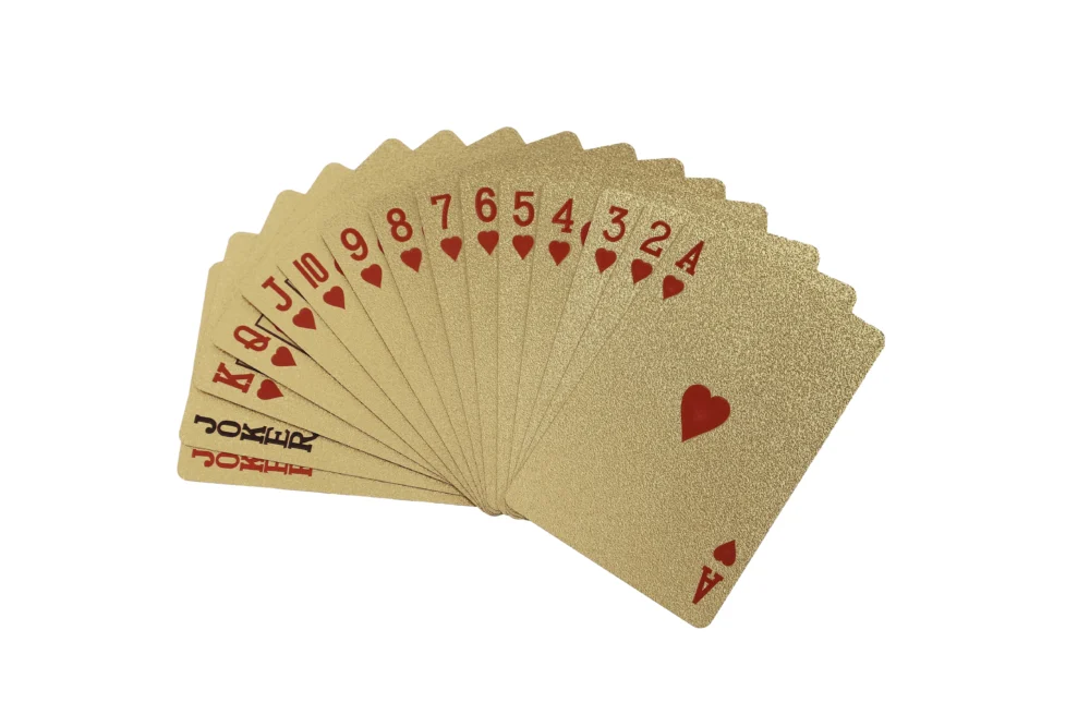 Gold Foil Playing Cards
