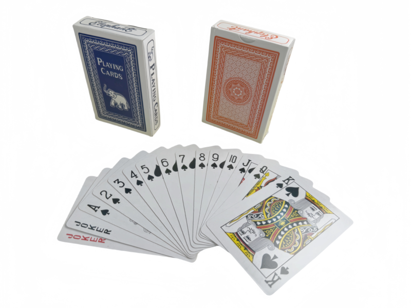 ELEPHANT playing cards 767 bridge size grey core paper Casablanca Morocco