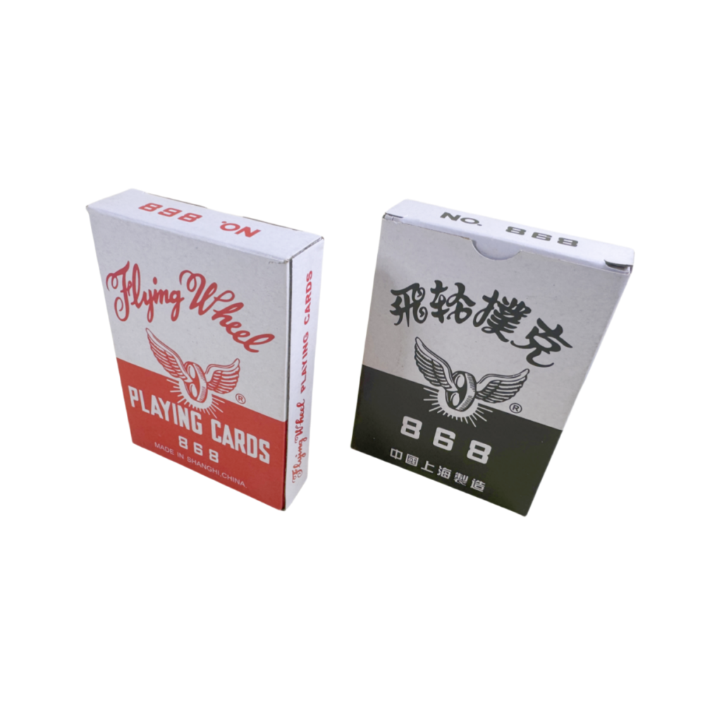 flying wheel playing cards