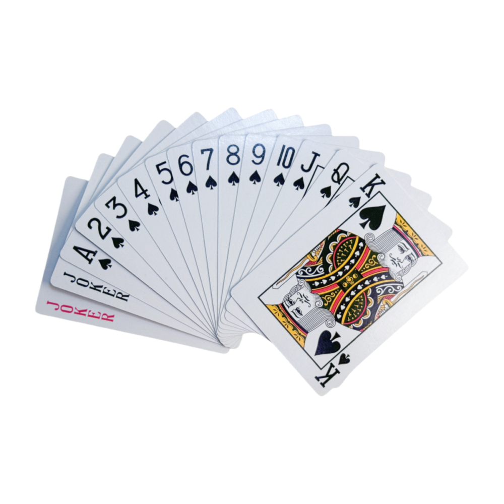 888 FLOWERS PLAYING CARDS