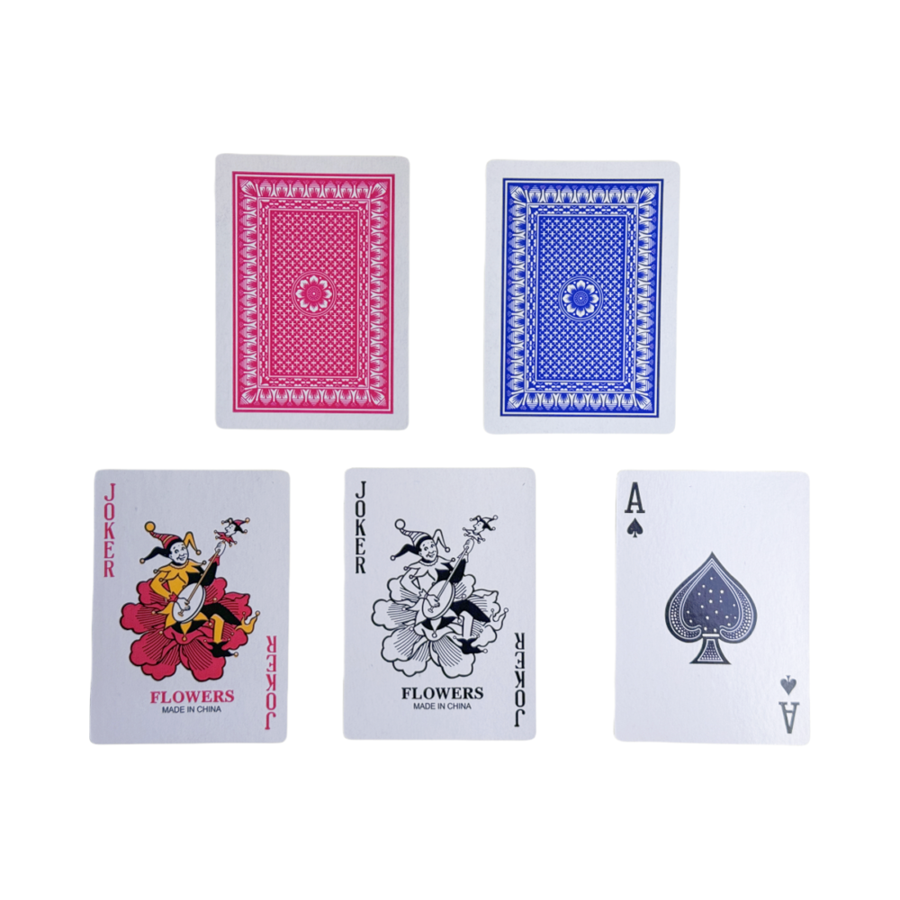 888 FLOWERS PLAYING CARDS