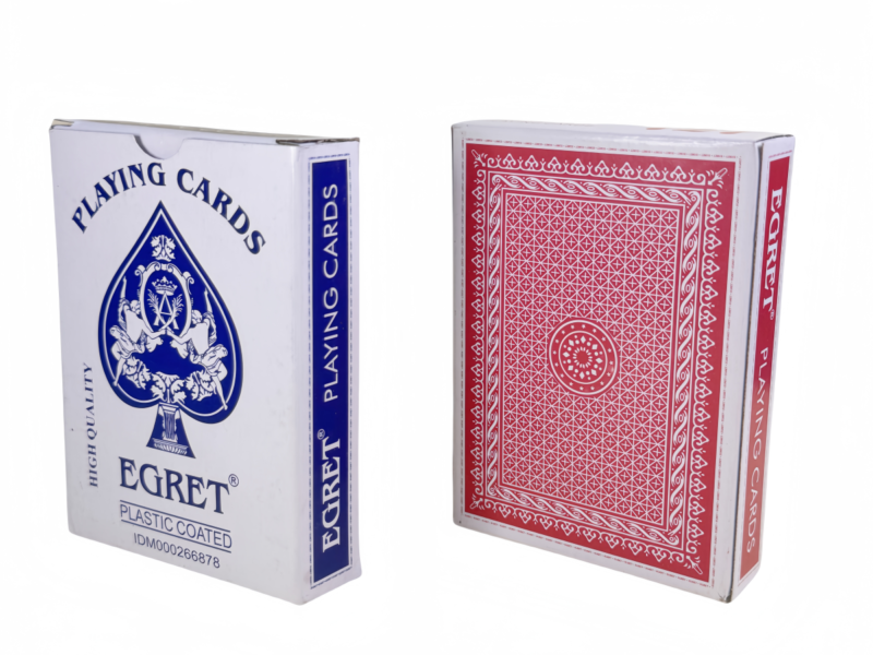 egret playing cards