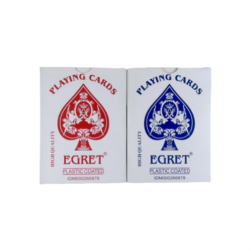 egret playing cards