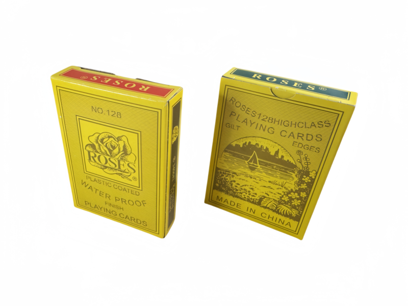 roses playing cards