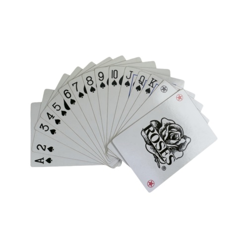 roses playing cards
