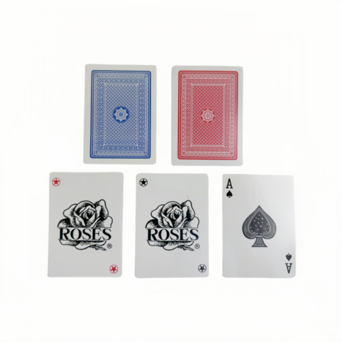 roses playing cards