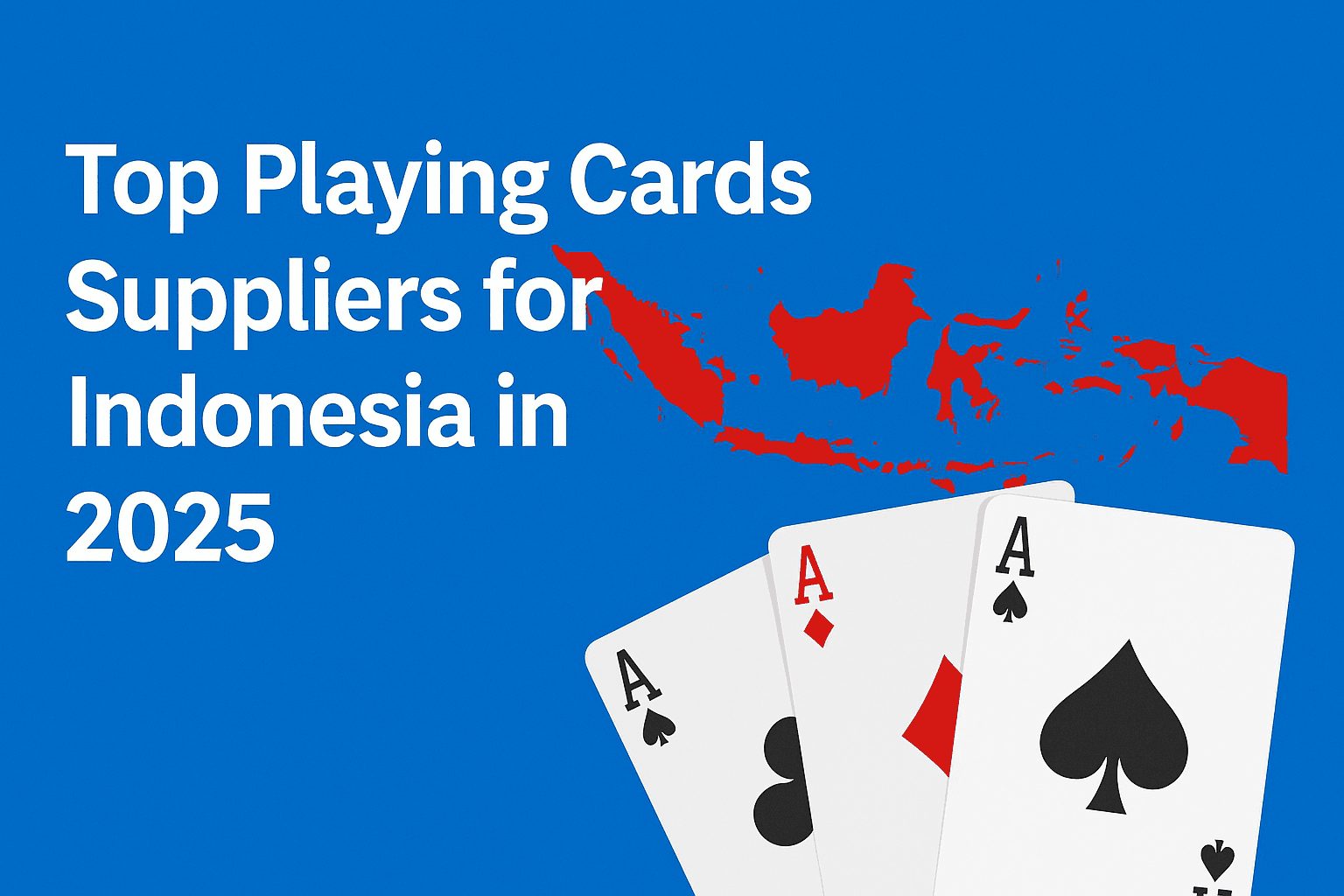 Top Playing Cards Manufacture for Indonesia Market
