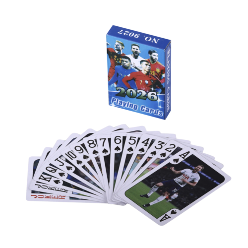 Football Playing Cards Messi Ronaldo Mbappe for Africa Wholesale