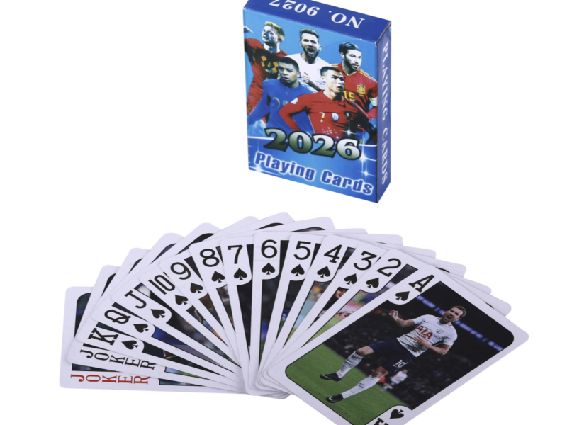 Football Playing Cards Messi Ronaldo Mbappe for Africa Wholesale