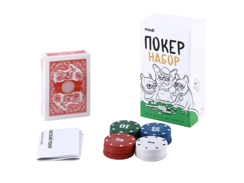 Gray Core Poker Sets with Chips and Cards for Russia Wholesale