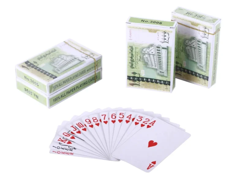 Yemen Rial Playing Cards 3006 gray core paper