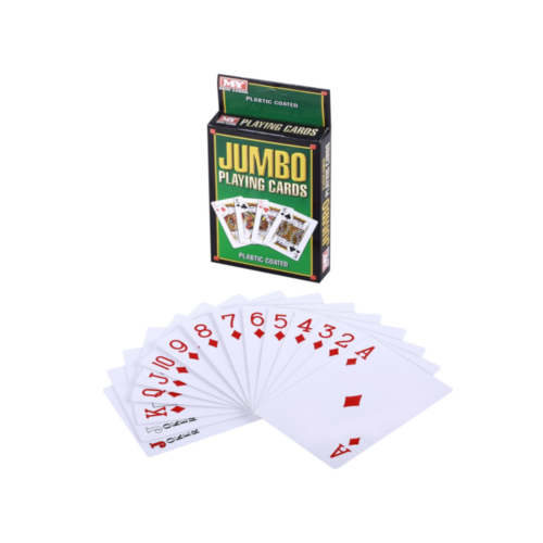 Grey Core Jumbo Deck of Playing Cards for Wholesale OEM