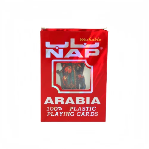 Washable NAP 100% Plastic Playing Cards – Waterproof Arabia Edition