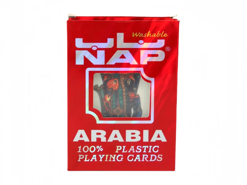 Washable NAP 100% Plastic Playing Cards – Waterproof Arabia Edition