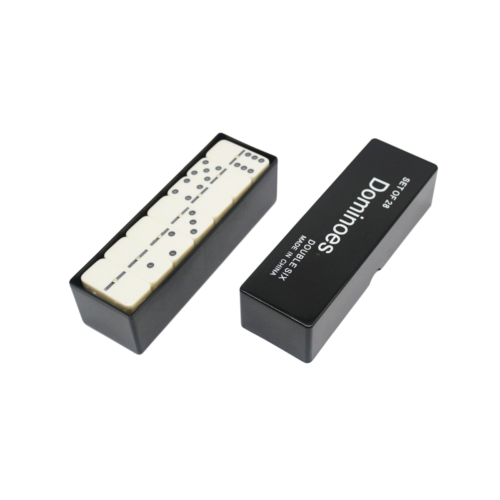 Dominoes Game Set with Black Plastic Box Dominoes Game Set with Black Plastic Box