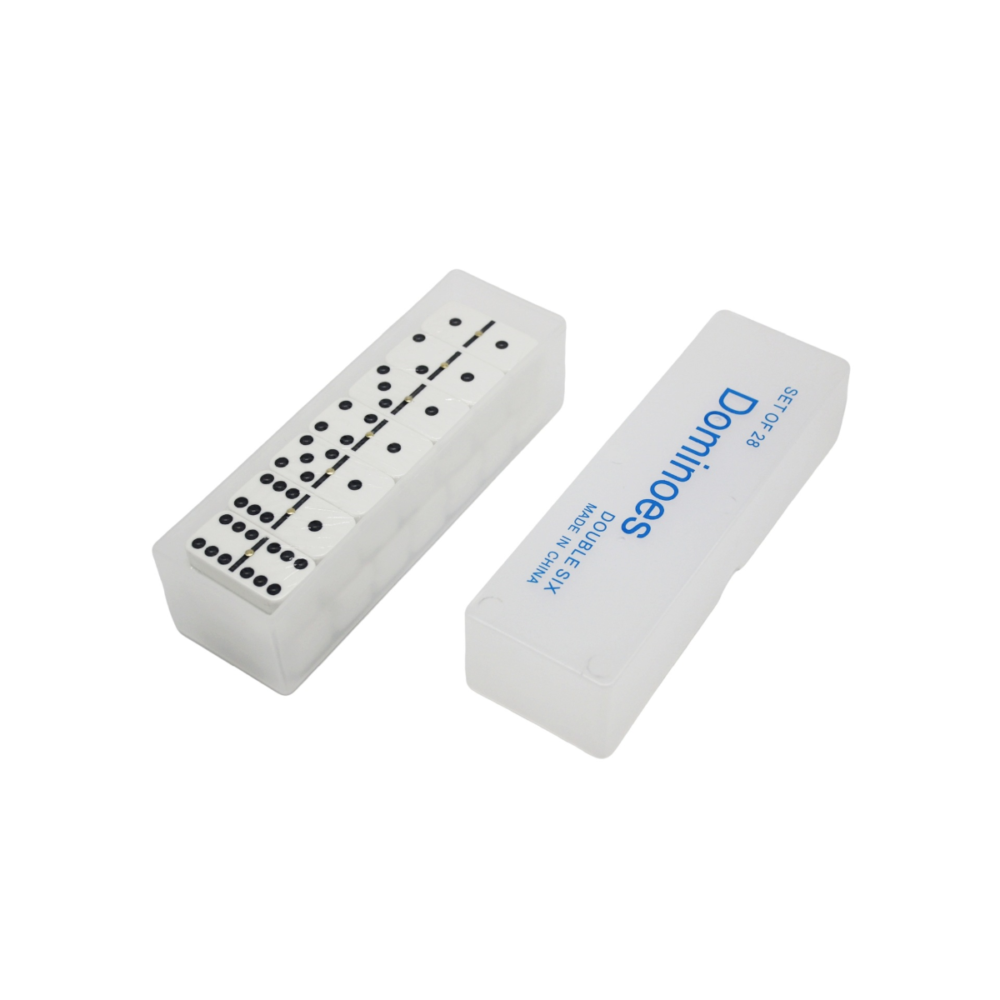 Dominoes Game Set with transparent Plastic Box Dominoes Game Set with transparent Plastic Box