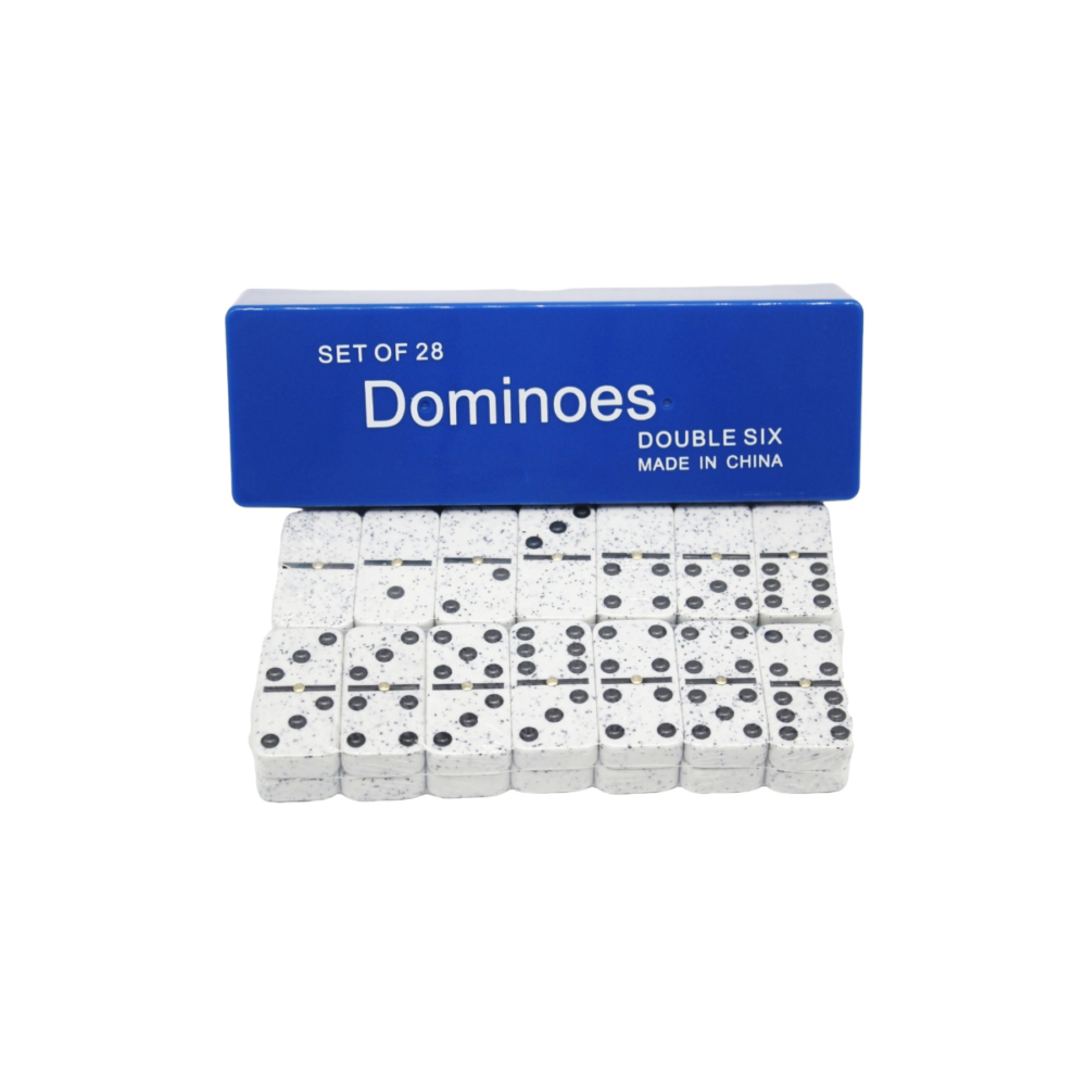 Dominoes Game Set with Blue Plastic Box Dominoes Game Set with Blue Plastic Box
