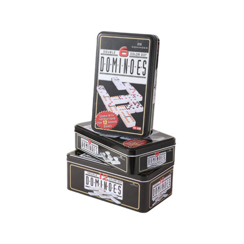 Dominoes Set with Tin Box