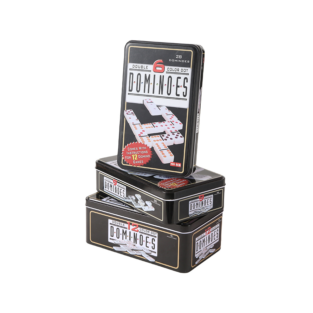 Dominoes Set with Tin Box