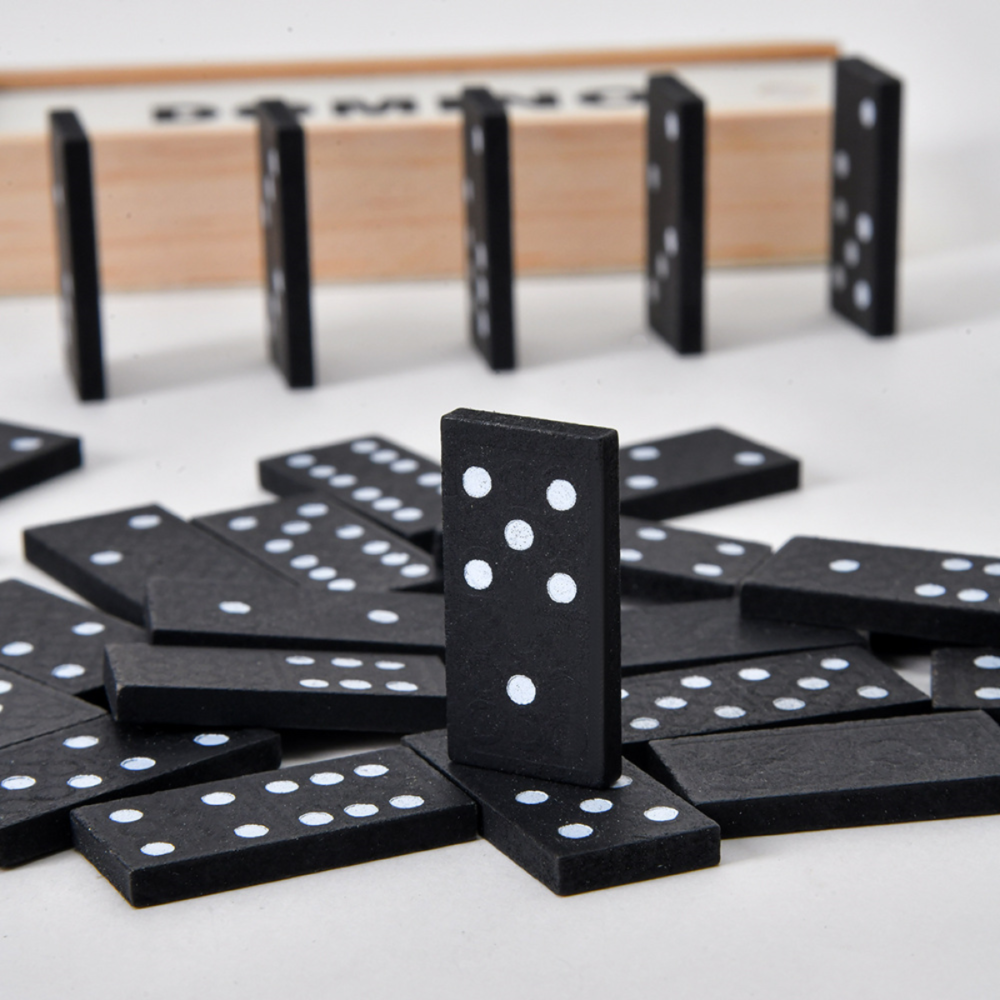 Wood Domino Set Wood Domino Set